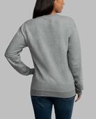 Eversoft® Fleece Crew Sweatshirt, Extended Sizes Grey Heather