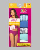 Women's Cotton Stretch Hipster Panty, Assorted 6 Pack ASST