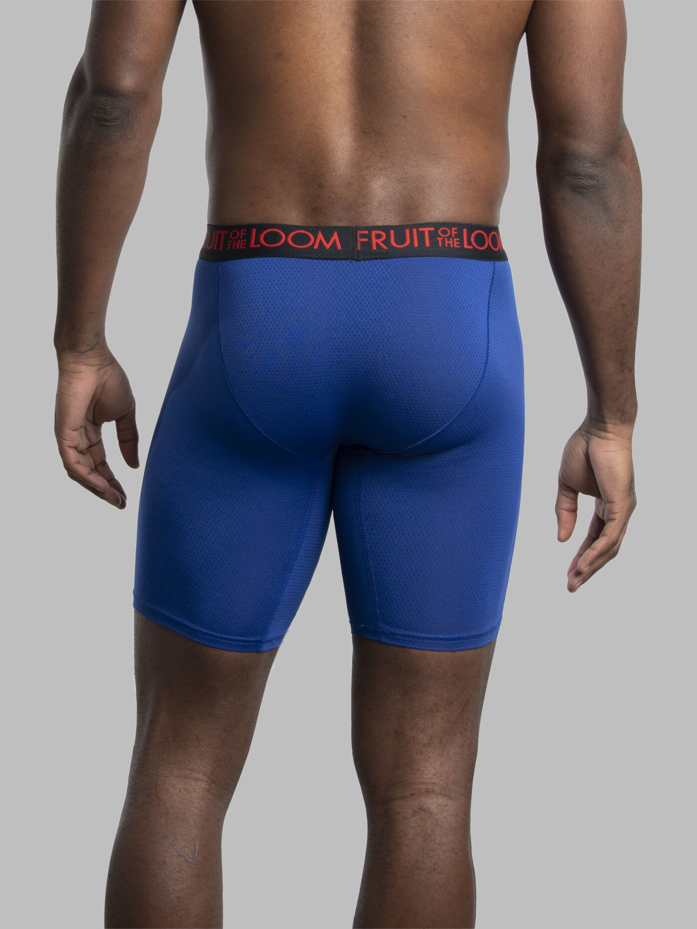 Fruit of the loom micro mesh long leg boxer briefs clearance