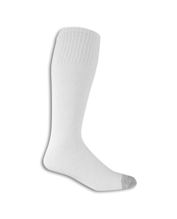 Men's Fruit of the Loom® Workgear™ Tube Socks, 10 Pack, Size 6-12 WHITE/BLACK