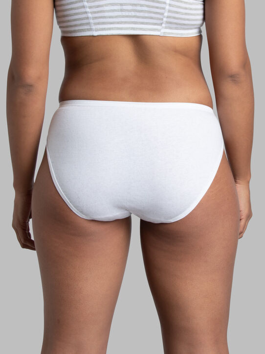 Women's Cotton Bikini Underwear, 12 Pack