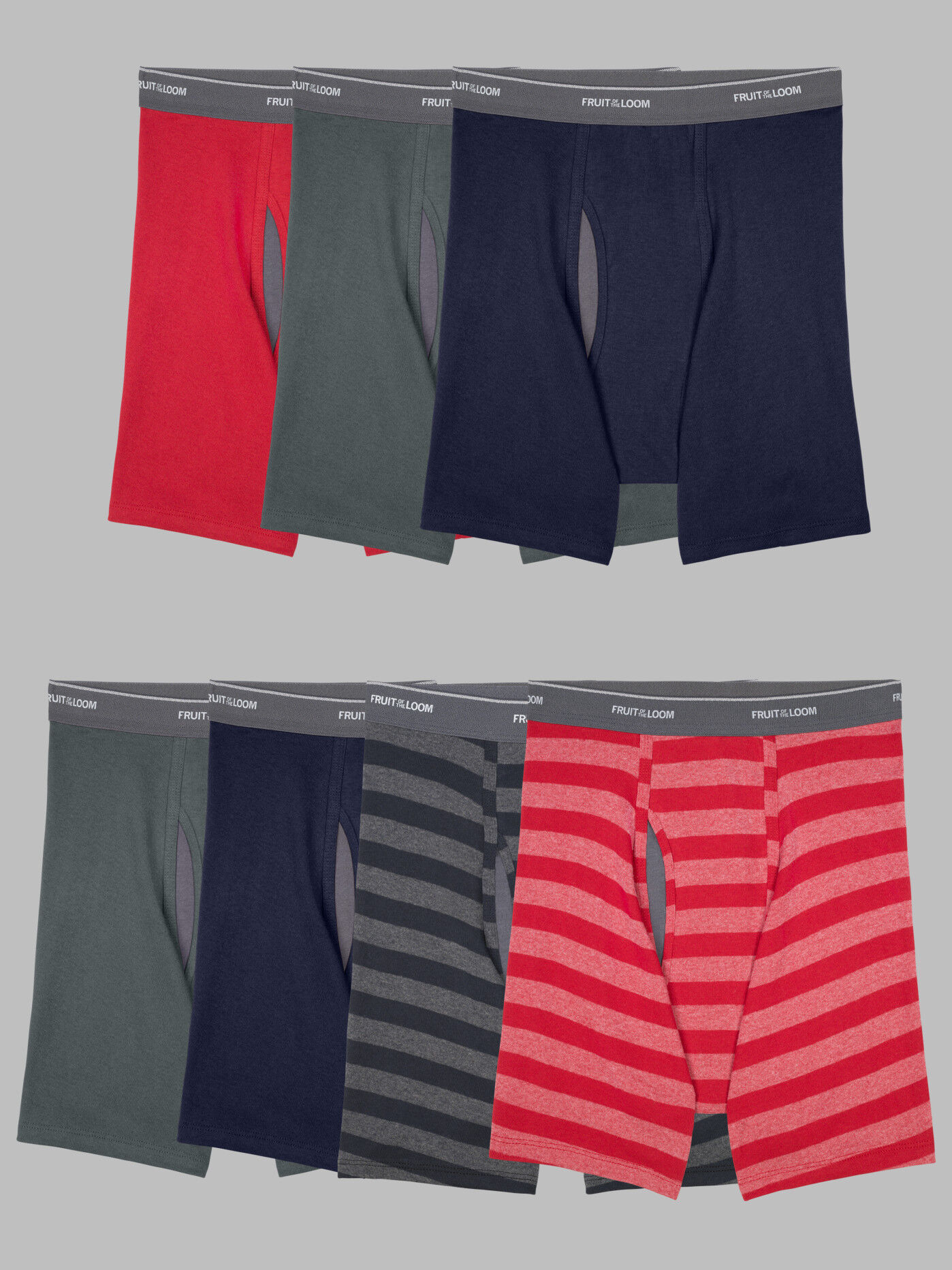 Fruit of the loom cotton shop boxer briefs