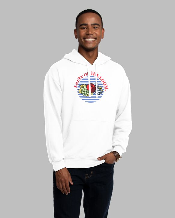 Eversoft® Vintage Striped Pullover Hoodie Sweatshirt AOFSTRIPE