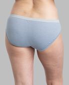 Women's Heather Low-Rise Hipster Panty, Assorted 6 Pack 6PK ROT 58