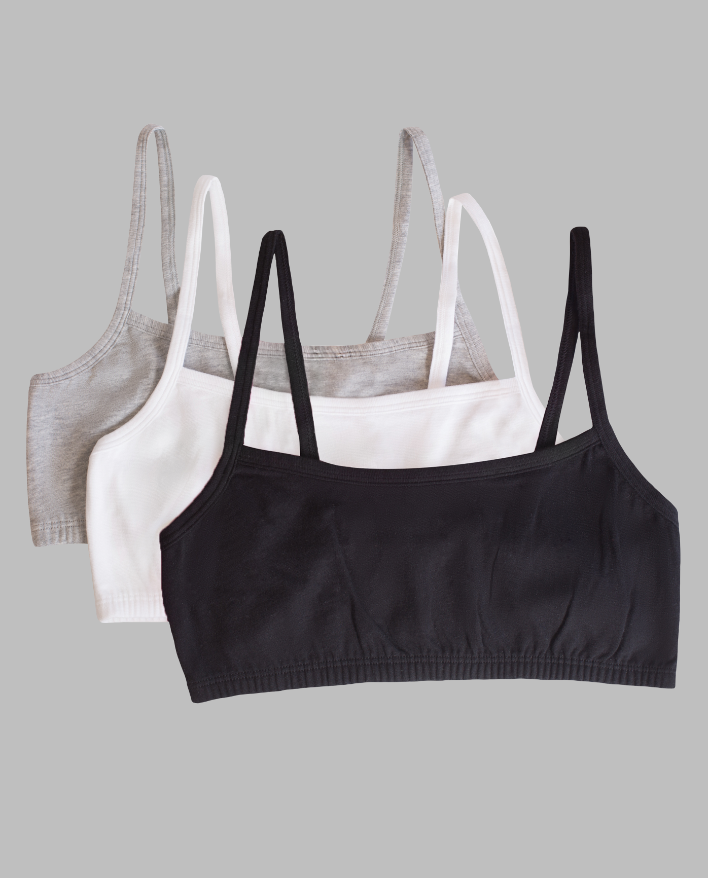 Women's Strappy Sports Bra, 3-Pack - Fruit US