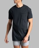 Men's Workgear™ Pocket T-Shirt, Extended Sizes Black 3 Pack ASSORTED