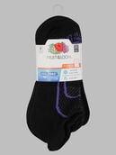 Women's CoolZone® No Show Tab Socks Black Assorted, 6 Pack, Size 8-12 BLACK MULTI 1