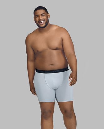 Big Men's Premium Breathable  Micro-Mesh Boxer Briefs, Assorted 3 Pack 