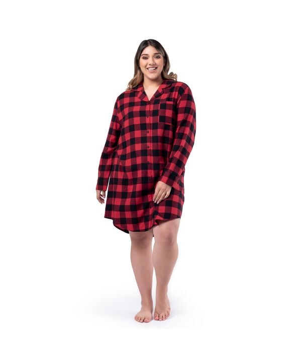 Women's Plus Flannel Sleepshirt 