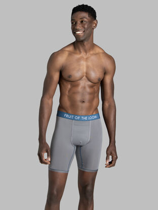 Fruit of the Loom Men's Big Stripe Solid Brief - Colors May Vary