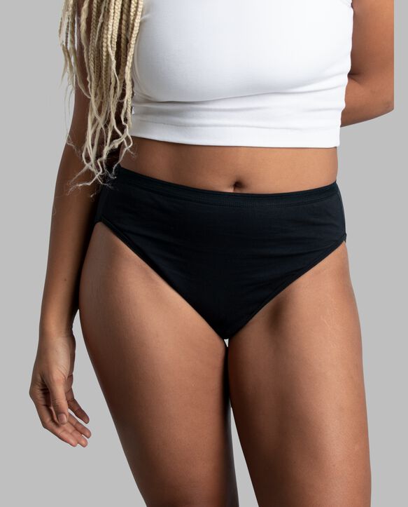 Women's Heather Brief Panty, Assorted 6 Pack 6PK ROT 58