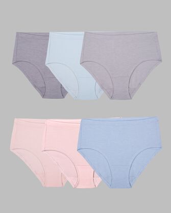 Women's Beyondsoft® Low-Rise Brief Panty, Assorted 6 Pack 