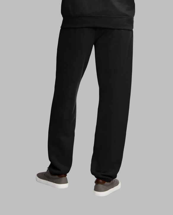 EverSoft Fleece Elastic Bottom Sweatpants, 1 Pack Black