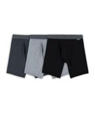 Men's Crafted Comfort Assorted Long Leg Boxer Brief 3 Pack Assorted
