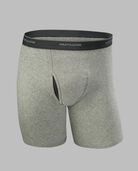 Men's Eversoft® CoolZone® Fly Boxer Briefs, Black and Gray 10 Pack Assorted