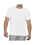 Fruit of the Loom Premium Breathable Cotton Mesh Big Man Crew T-Shirts 3 Pack - White 