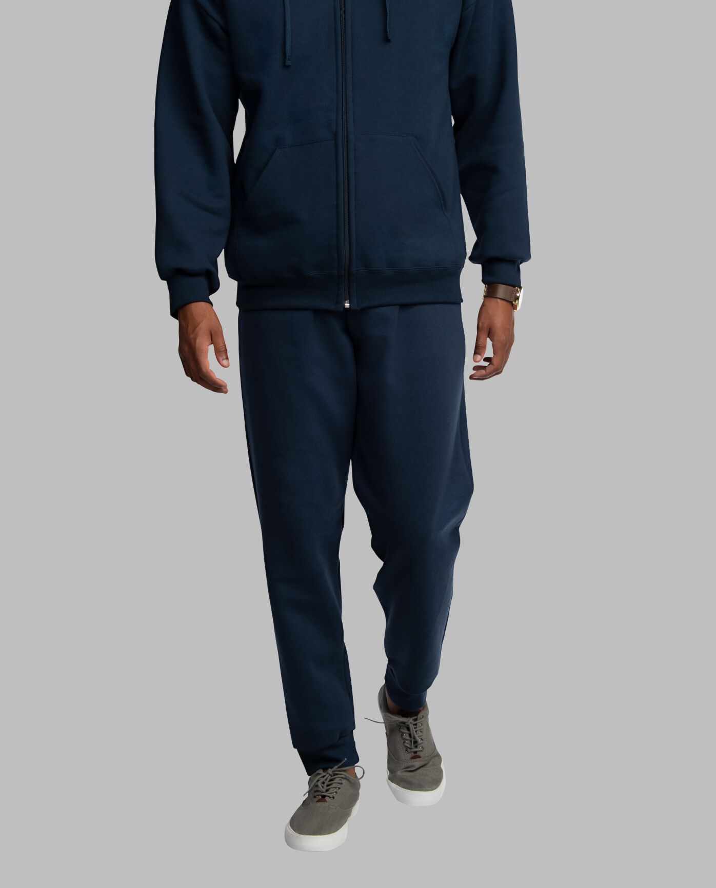 Men's Eversoft® Fleece Jogger Sweatpants, 2XL Navy