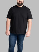 Big Men's Eversoft® Short Sleeve Crew T-Shirt Black Ink