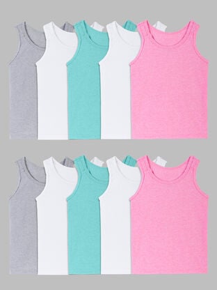Toddler Girls' Eversoft® Tank, Assorted 10 Pack 
