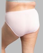 Women's Plus Fit for Me® Breathable Micro-Mesh Hi-Cut Panty, Assorted 6 Pack Assorted