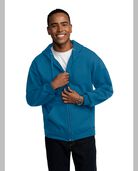 EverSoft Fleece Full Zip Hoodie Jacket, Extended Sizes, 1 Pack Blue