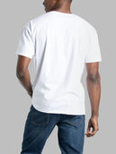 Men’s Eversoft® Short Sleeve Pocket T-Shirt, Extended Sizes 2 Pack WHITE ICE