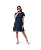 Women's Soft & Breathable Pajama Sleepshirt MIDNIGHT BLUE