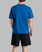 Men’s Eversoft® Short Sleeve Crew T-Shirt, Extended Sizes 2 Pack LIMOGES