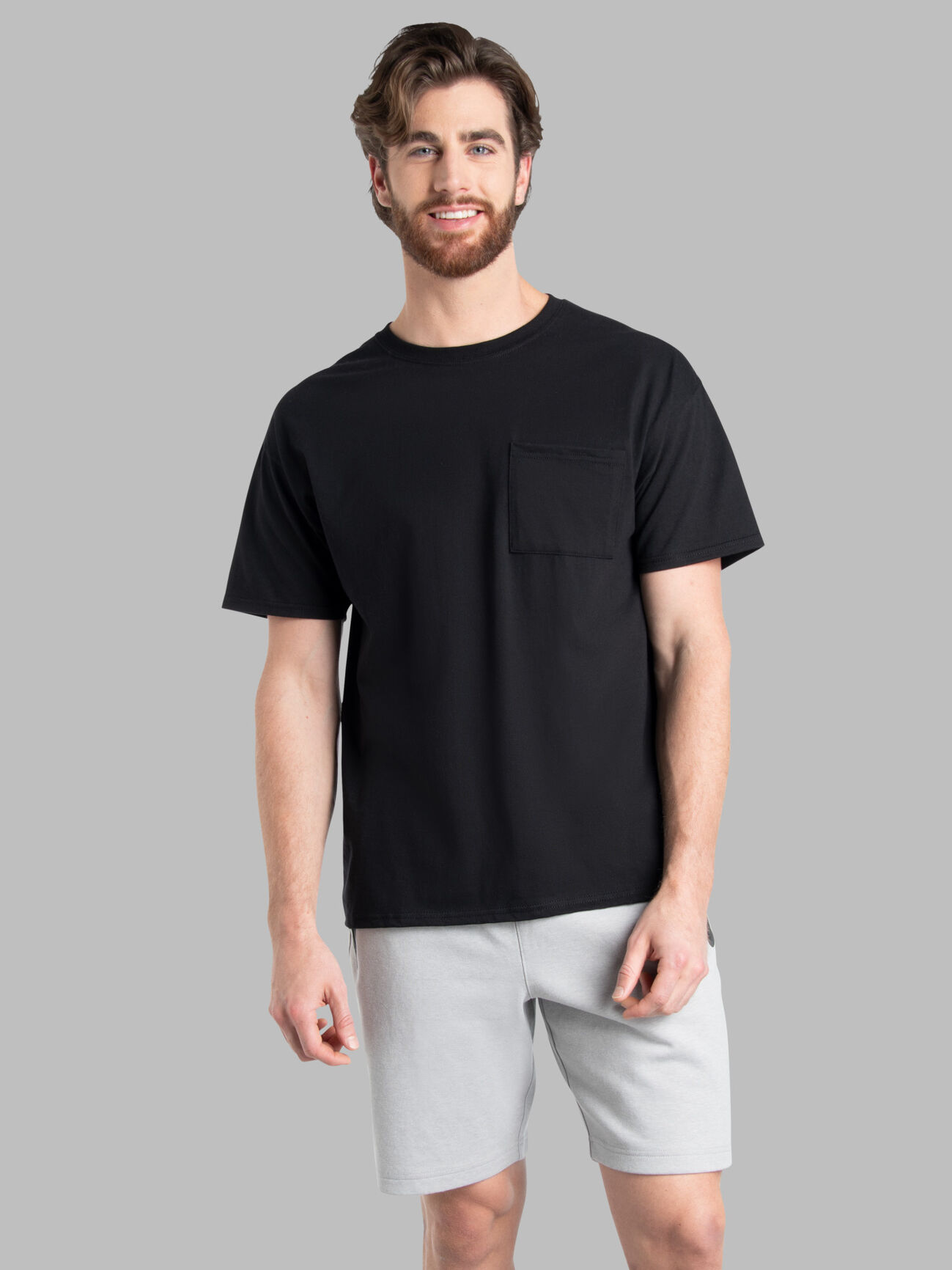Men's Assorted Pocket T-Shirt, 6 Pack