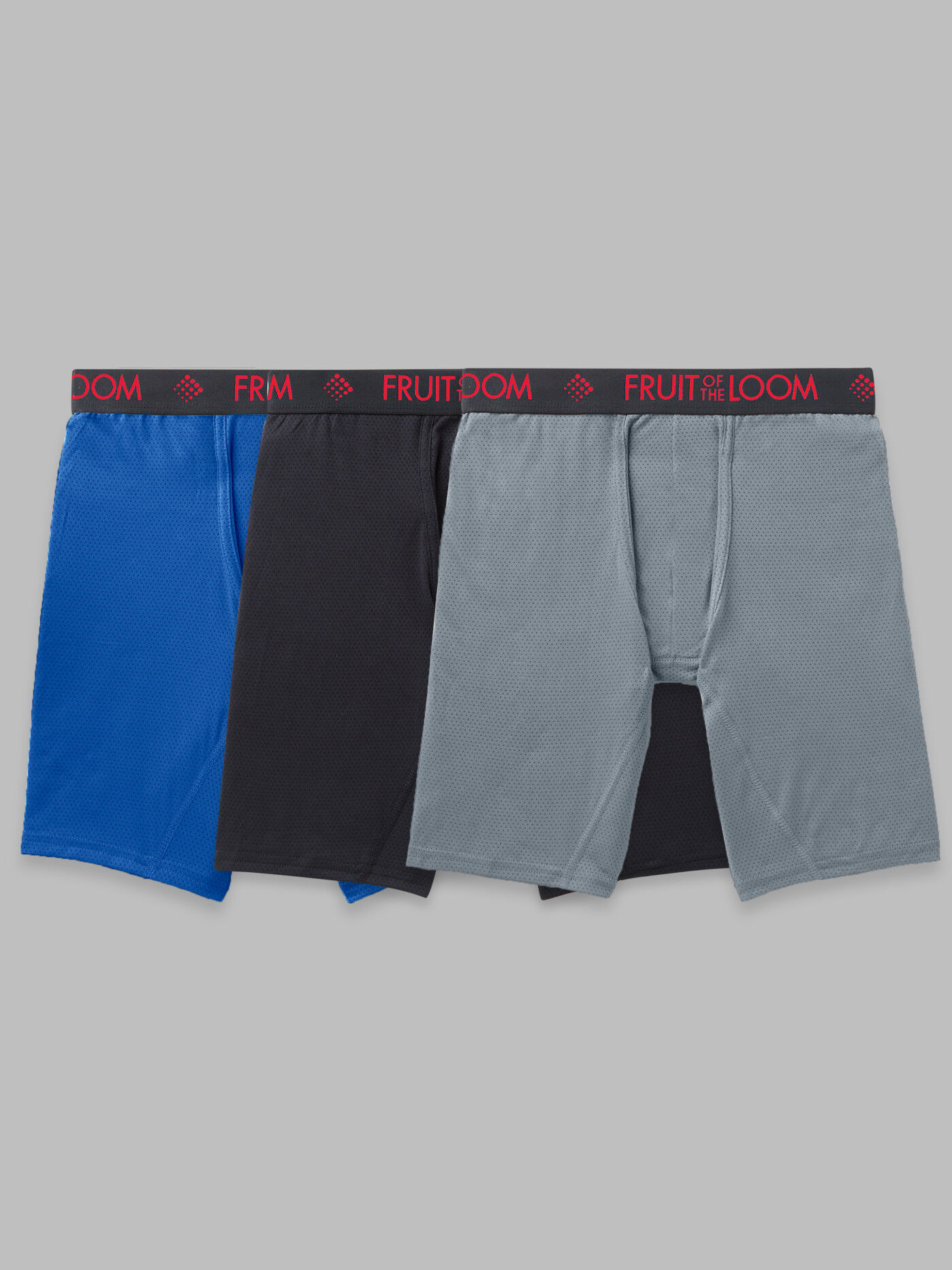 Men s Breathable Lightweight Micro Mesh Long Leg Boxer Briefs