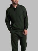 EverSoft®  Fleece Pullover Hoodie Sweatshirt, Extended Sizes Duffle Bag Green