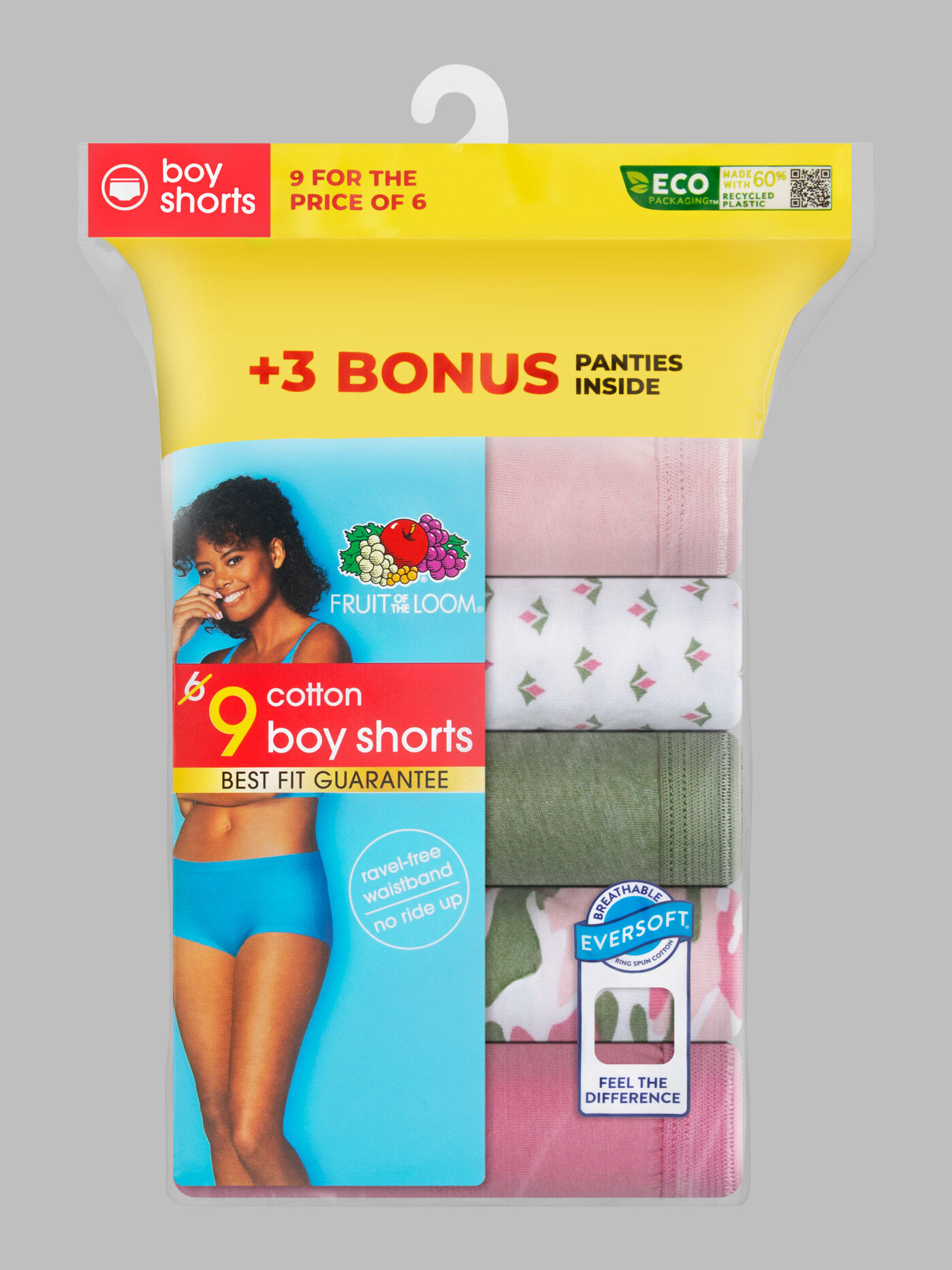Fruit of the loom fit for me boyshorts hot sale