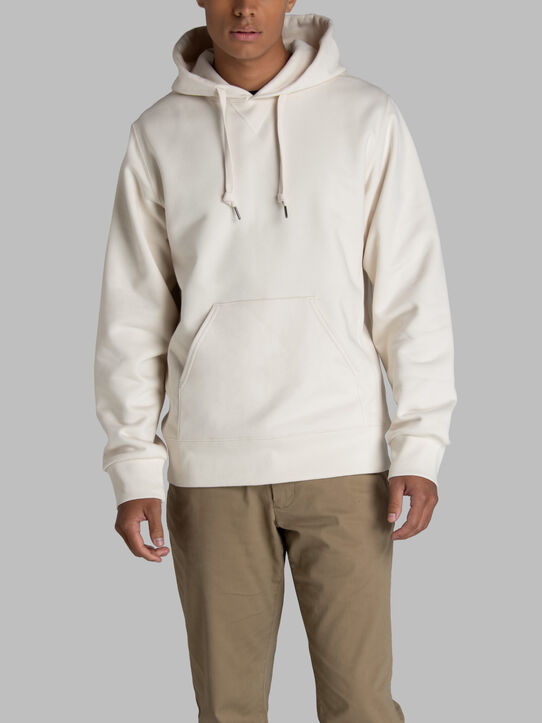 Men's Crafted Comfort Favorite Fleece Hoodie Sweet Cream