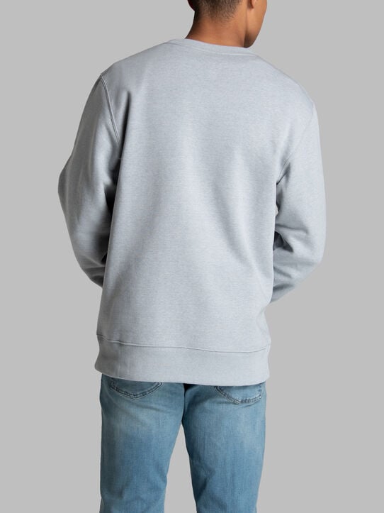 Men's Crafted Comfort Favorite Fleece Crew Mineral Grey Heather