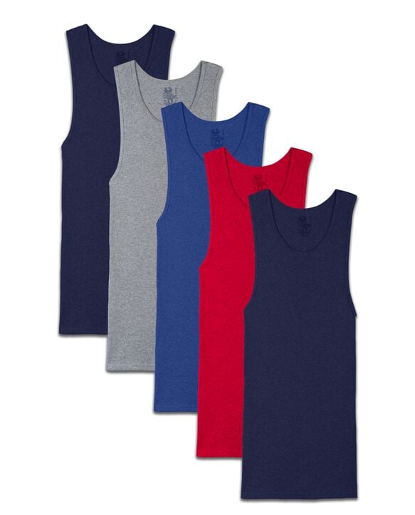 Men's Assorted A-Shirts, 5 Pack | Fruit