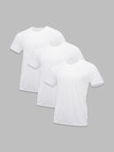 BVD® Men's Ultra Soft Crew Undershirt, White 3 Pack White