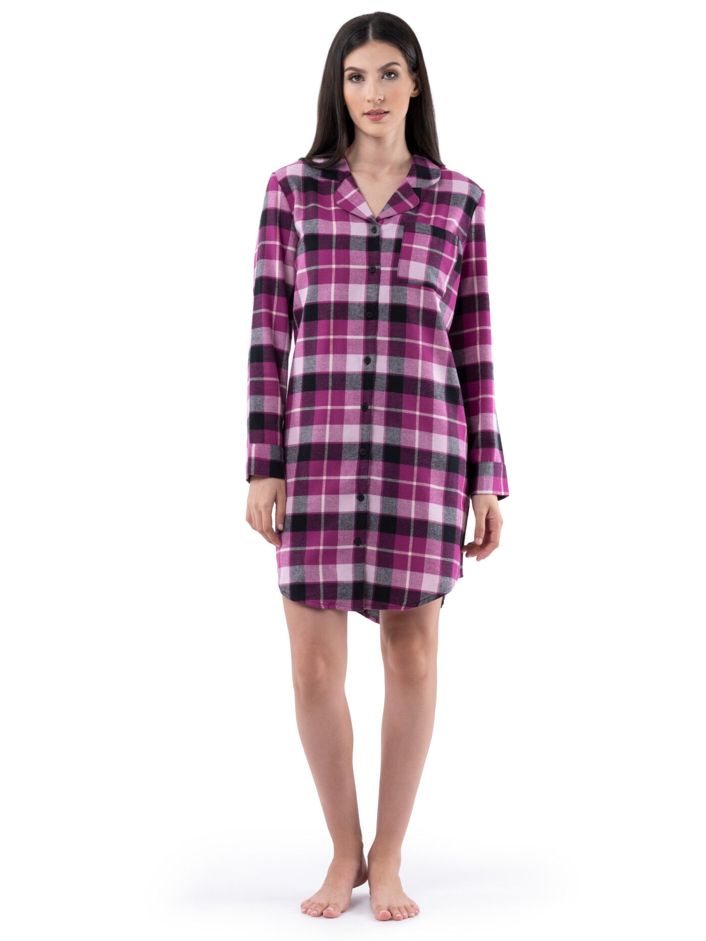 Ladies hotsell flannel nightshirt