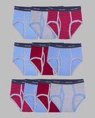 Boys' Fashion Briefs, Assorted 10 Pack Assorted