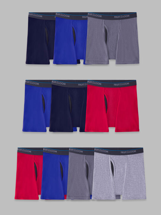 Boys'Eversoft®  CoolZone® Assorted Boxer Brief, 7+3 Bonus Pack ASSORTED