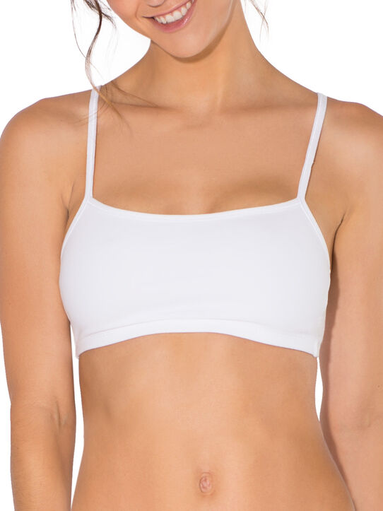 Women's Strappy Sports Bra, 6 Pack WHITE/ HEATHER GREY/ BLACK