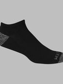 Men's Dual Defense® No Show Sock, 12 Pack, Size 6-12 BLACK