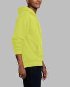 Men's Eversoft® Fleece Pullover Hoodie Sweatshirt, Extended Sizes Safety Green