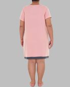 Women's Plus Fit for Me® Soft & Breathable Pajama Sleepshirt SOFT PINK