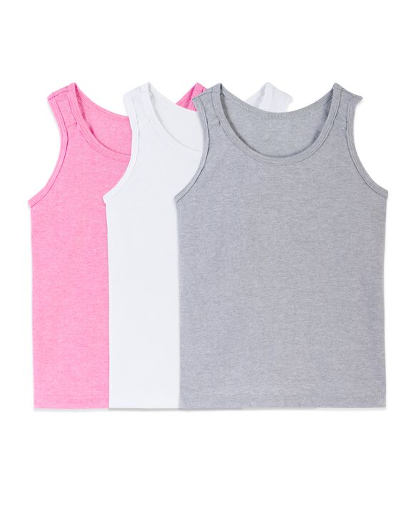 Girls' Layering Tank, 3 Pack ASSORTED