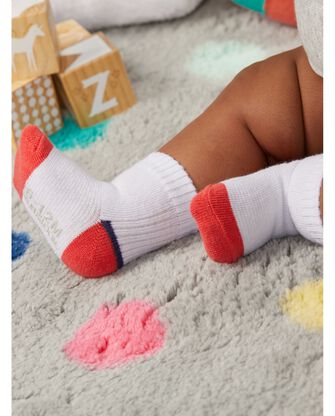 Baby Boys' Grow & Fit Socks, Assorted 6 Pack 