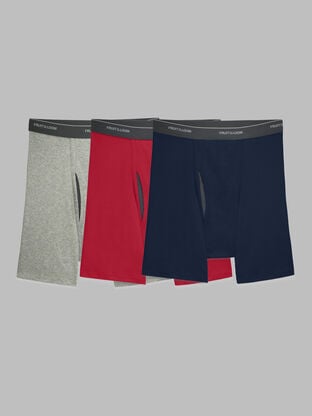 Men'sEversoft®  CoolZone® Fly Boxer Briefs, Assorted 3 Pack 