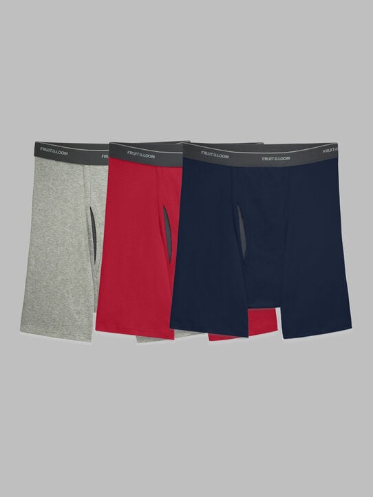 Men'sEversoft®  CoolZone® Fly Boxer Briefs, Assorted 3 Pack Assorted