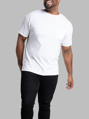 Tall Men's Eversoft® Short Sleeve Pocket T-Shirt 