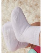 Baby Pack Grow & Fit Flex Zones Cotton Stretch Socks, Pink 14 Pack, 0-6 Months Pink