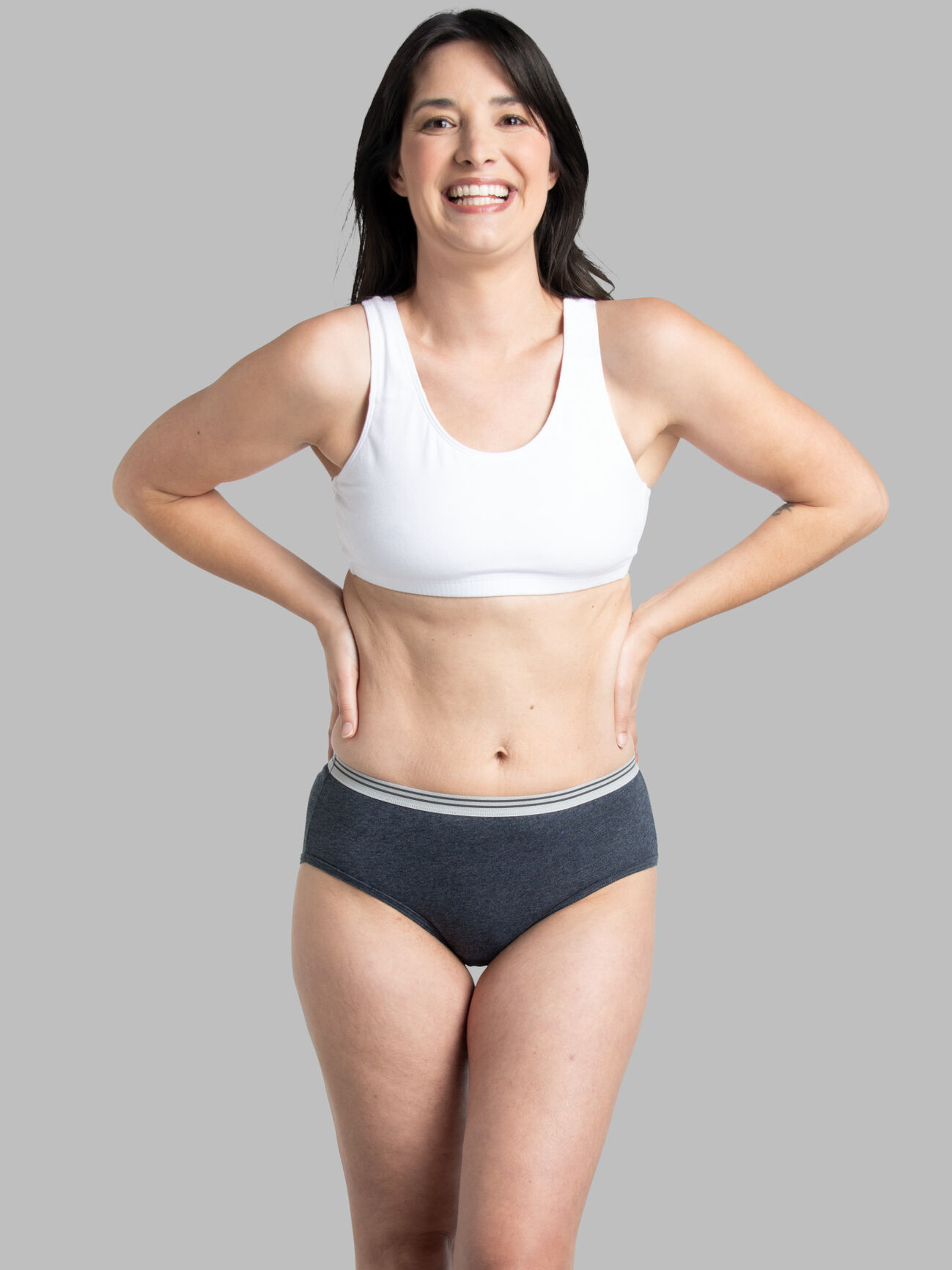 4 Pack Underwear Women's Briefs Cotton Breathable Low-rise Sport